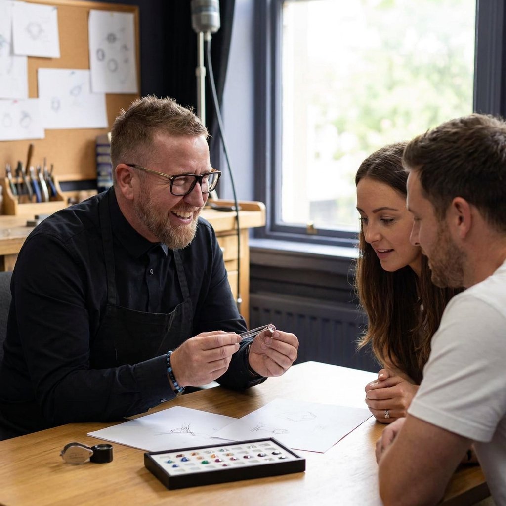 Engagement and Wedding Ring Design — Steven Charles Quance, Birmingham Jewellery Quarter