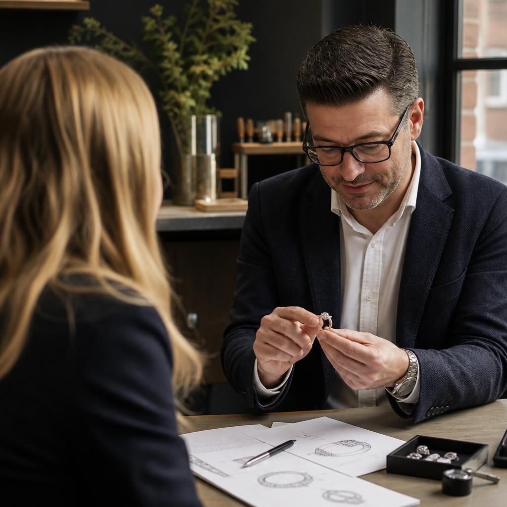 Bespoke Engagement Rings — Steven Charles Quance, Birmingham Jewellery Quarter