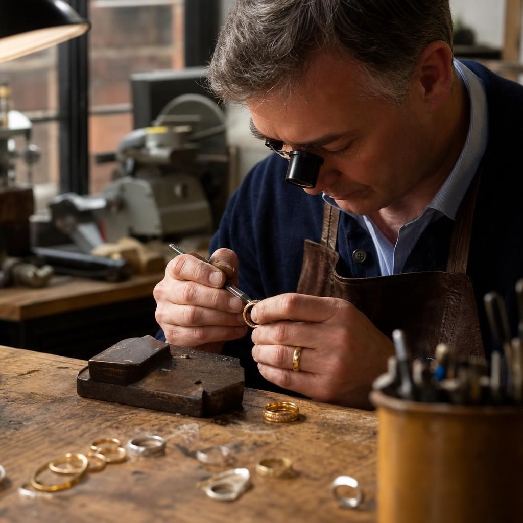 Elevating Tradition: Unique Craftsmanship in Wedding Rings — Steven Charles Quance, Birmingham Jewellery Quarter