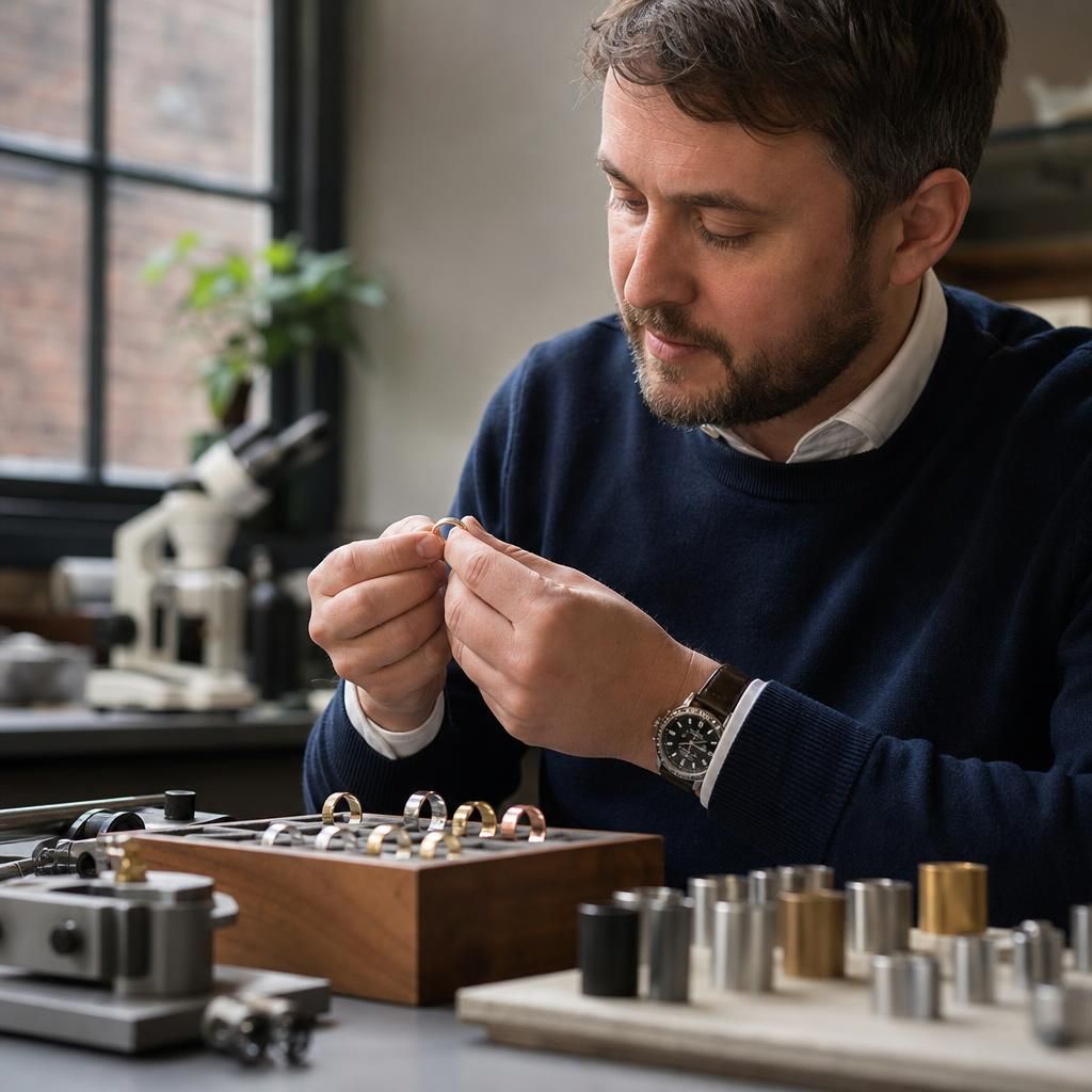 Sleek Matte Finishes — Steven Charles Quance, Birmingham Jewellery Quarter