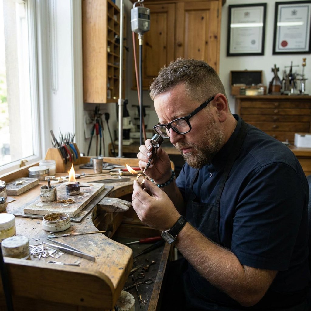 State-of-the-art Facilities for Precise Resizing — Steven Charles Quance, Birmingham Jewellery Quarter