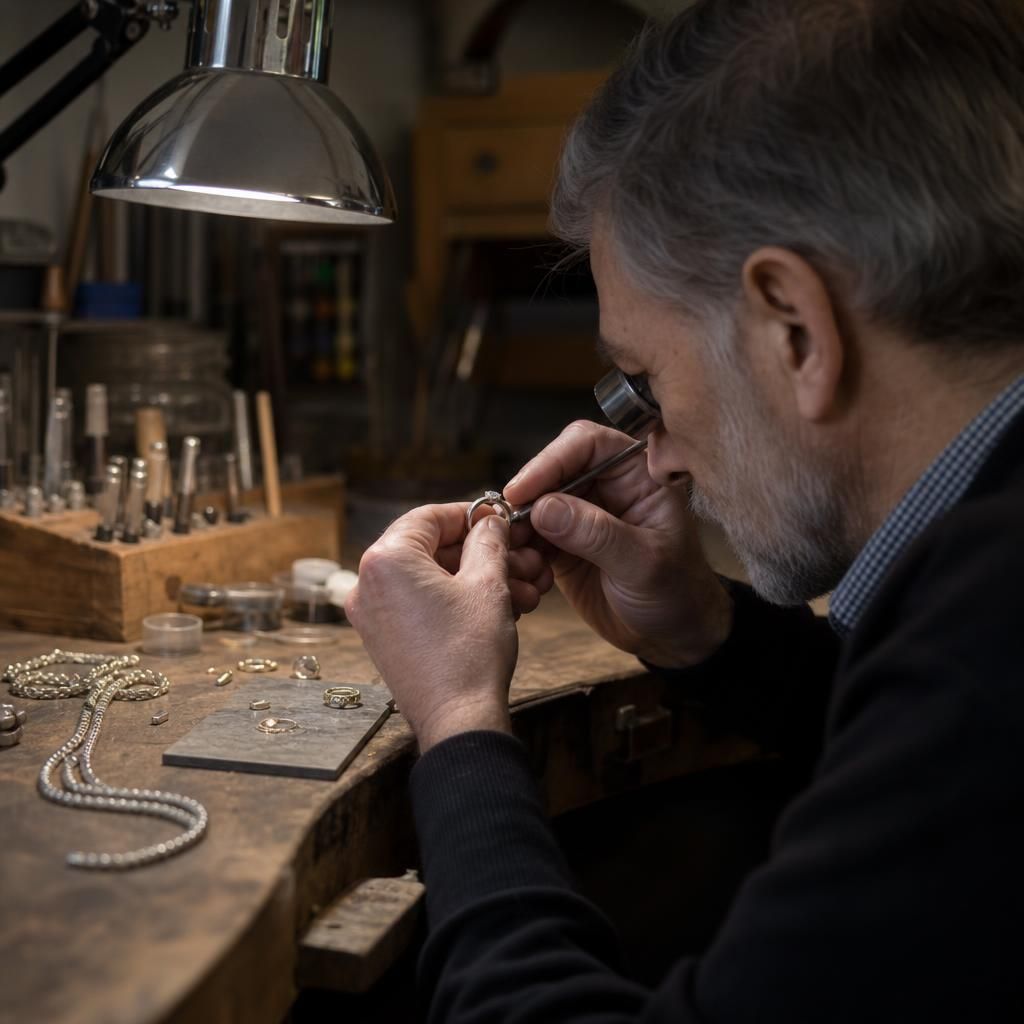 Reconfiguration of Heirloom Pieces — Steven Charles Quance, Birmingham Jewellery Quarter