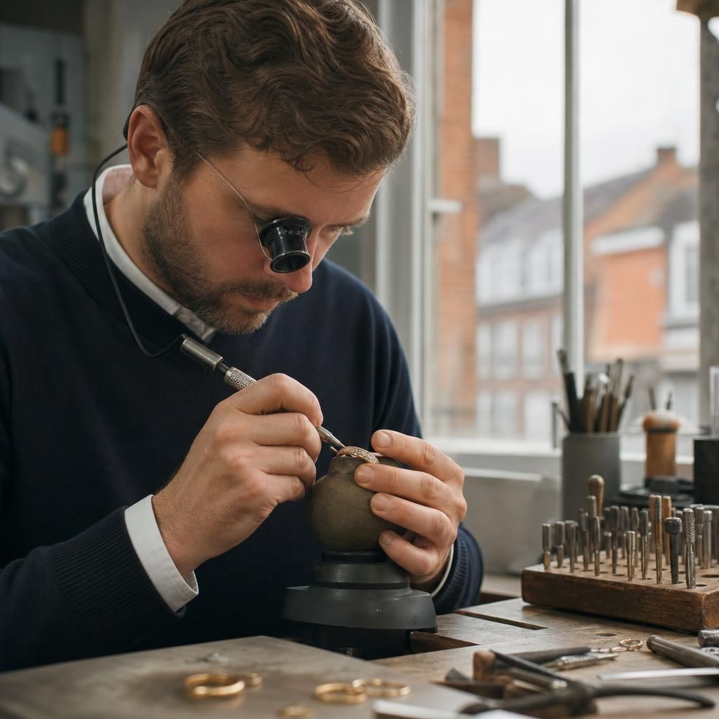 Expert Craftsmanship and Precision — Steven Charles Quance, Birmingham Jewellery Quarter