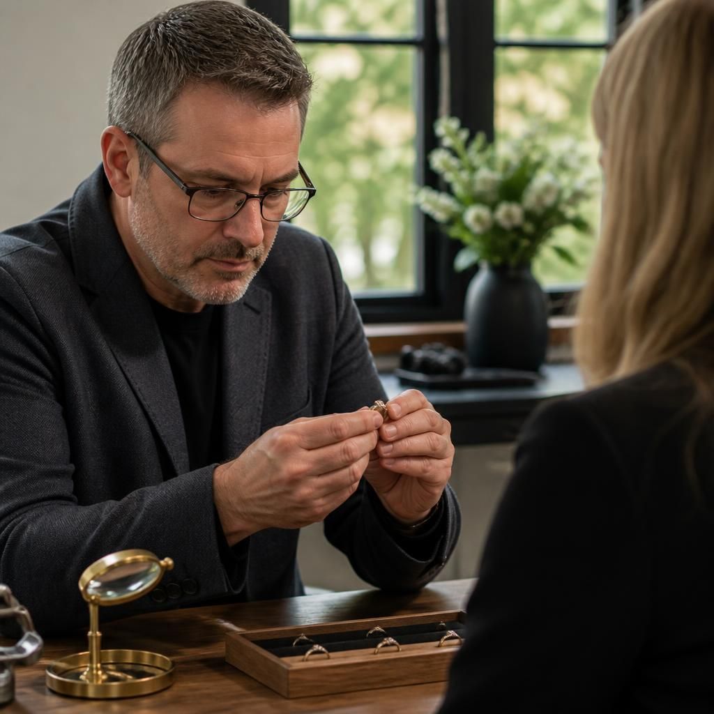 Trust in Expert Craftsmanship for Your Engagement Ring Resizing — Steven Charles Quance, Birmingham Jewellery Quarter
