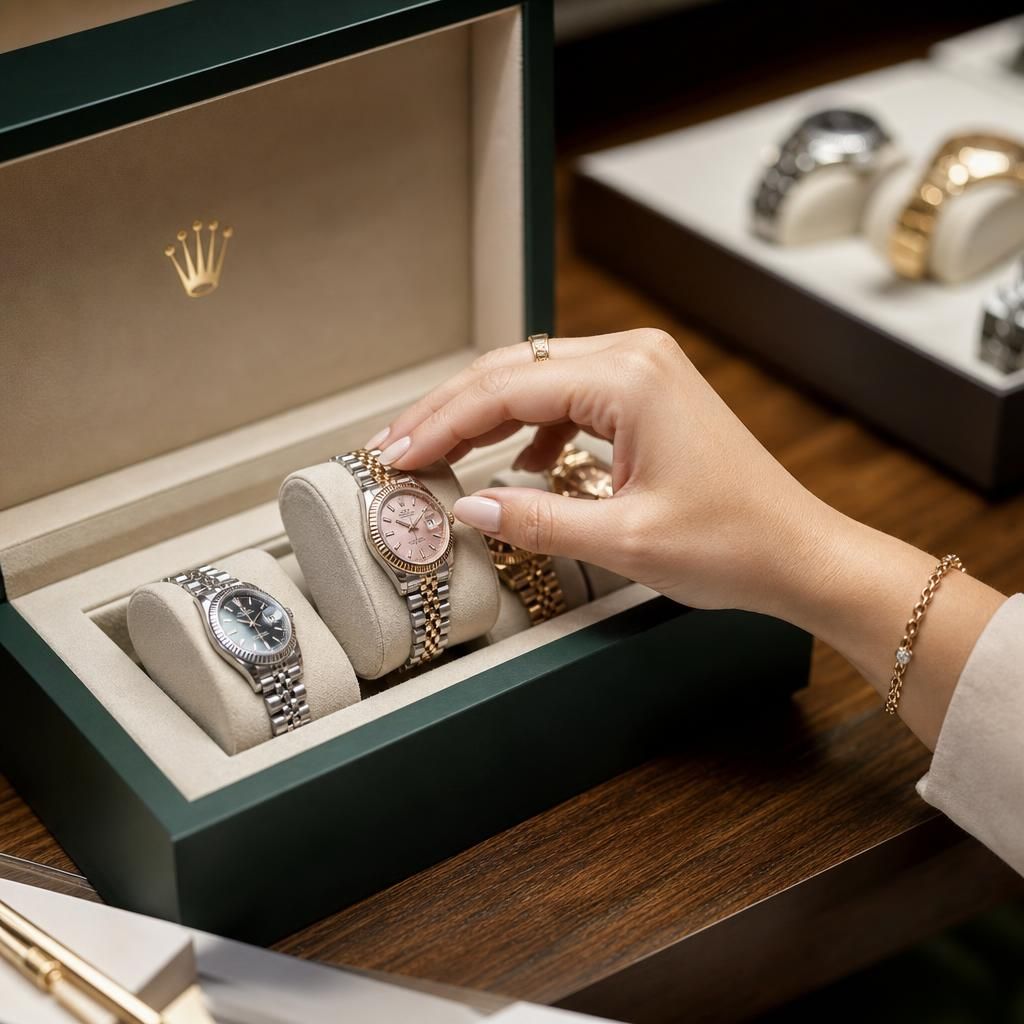 Find Your Perfect Pre-Owned Rolex for Women — Steven Charles Quance, Birmingham Jewellery Quarter