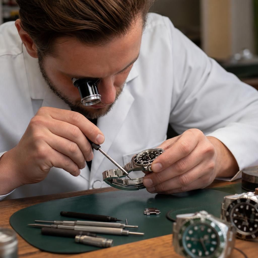 Trusted Rolex Care and Expert Resizing — Steven Charles Quance, Birmingham Jewellery Quarter