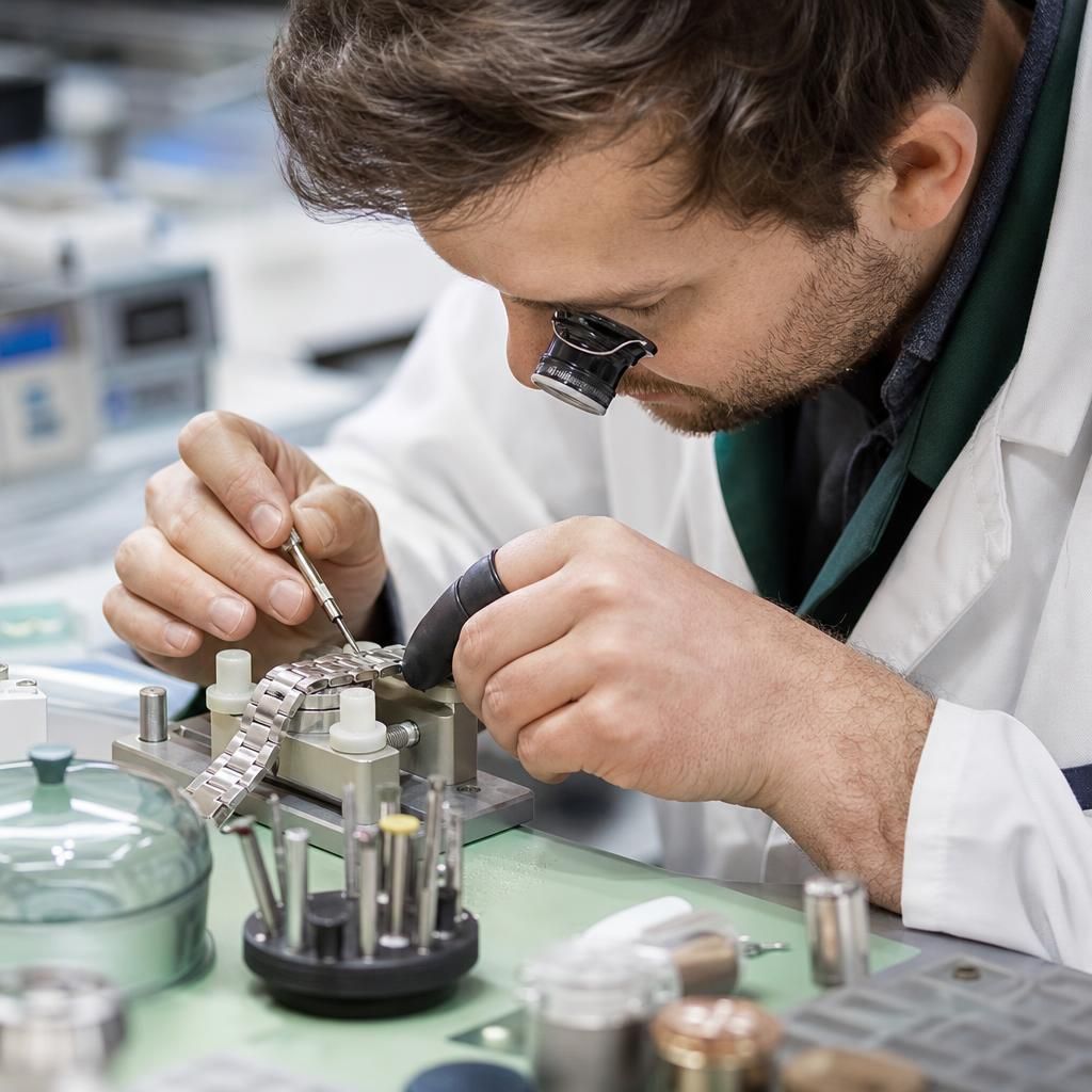 What specific expertise does Steven Charles Quance have in Rolex watch repair and service? — Steven Charles Quance, Birmingham Jewellery Quarter