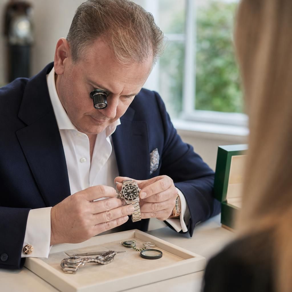Schedule Your Rolex Valuation Consultation — Steven Charles Quance, Birmingham Jewellery Quarter