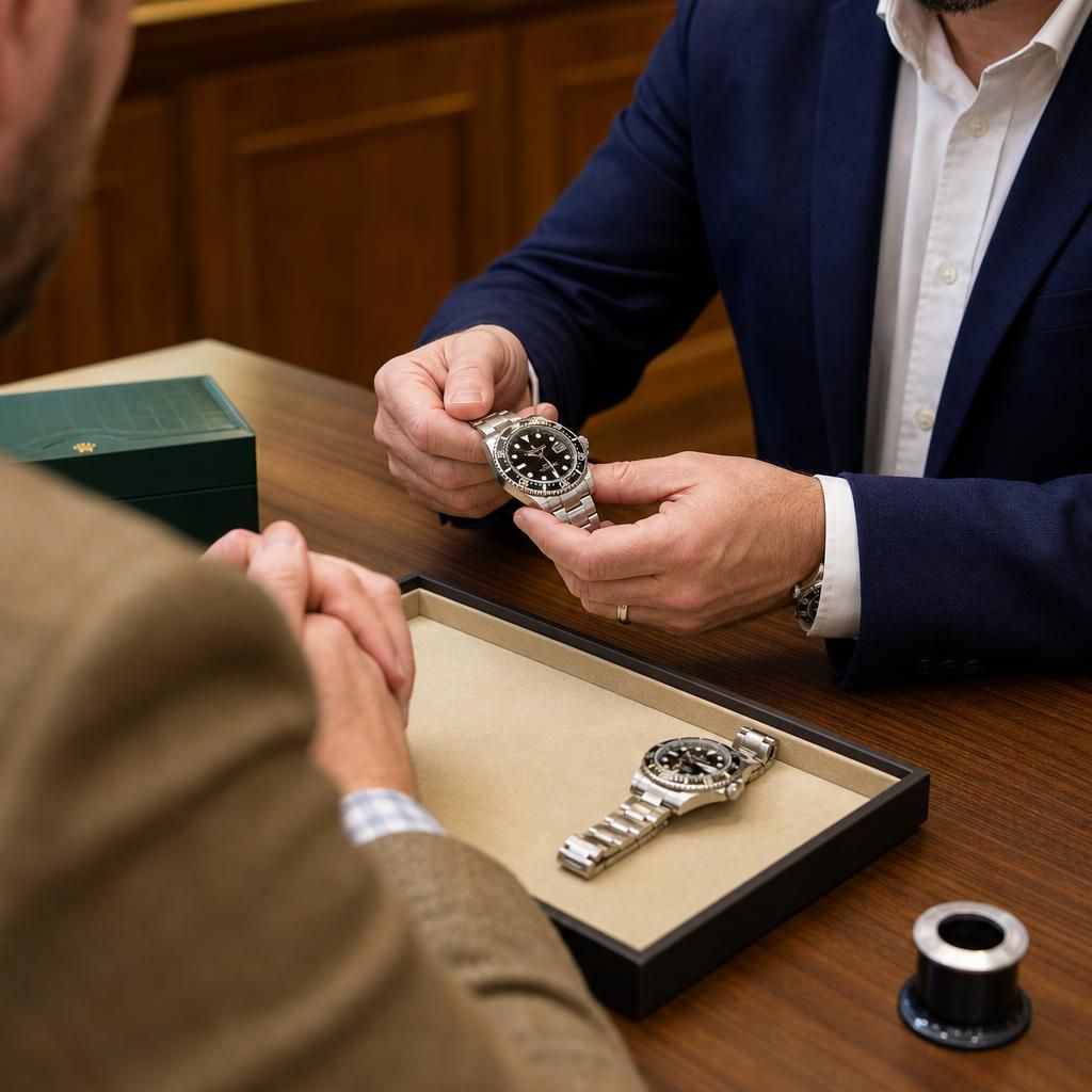 Choose Your Path to Selling a 2nd Hand Rolex — Steven Charles Quance, Birmingham Jewellery Quarter