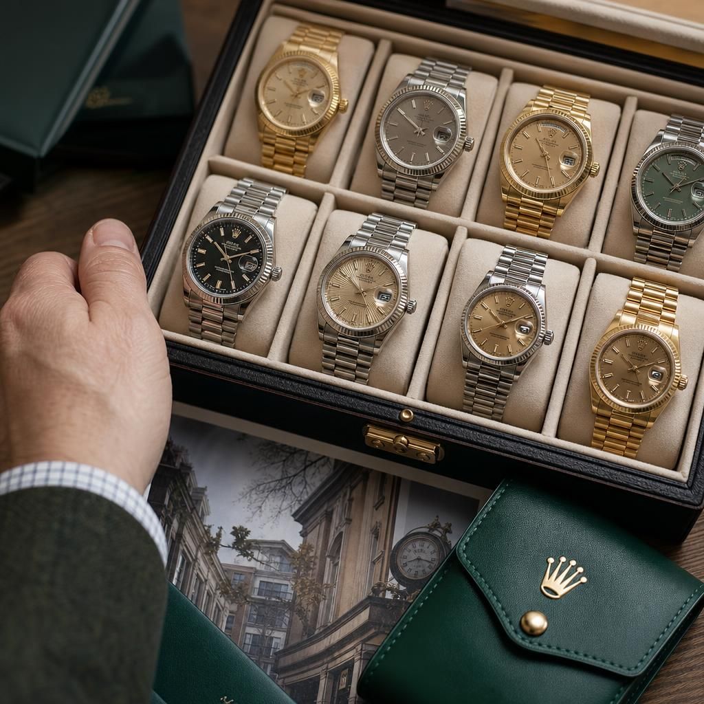 Expertise in Used Rolex Day-Date & Datejust Models — Steven Charles Quance, Birmingham Jewellery Quarter