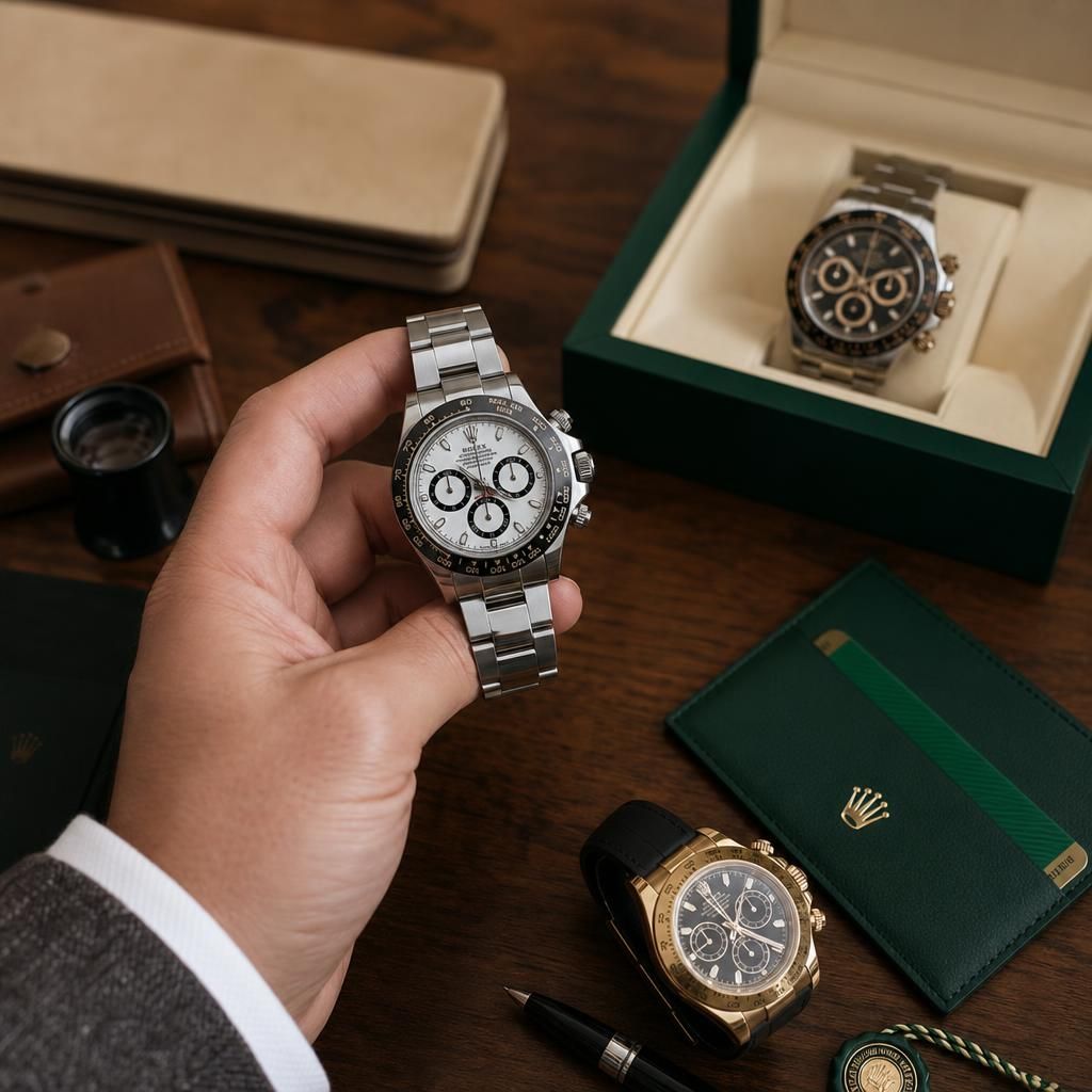 Choose Your Perfect Pre-Owned Rolex Daytona — Steven Charles Quance, Birmingham Jewellery Quarter