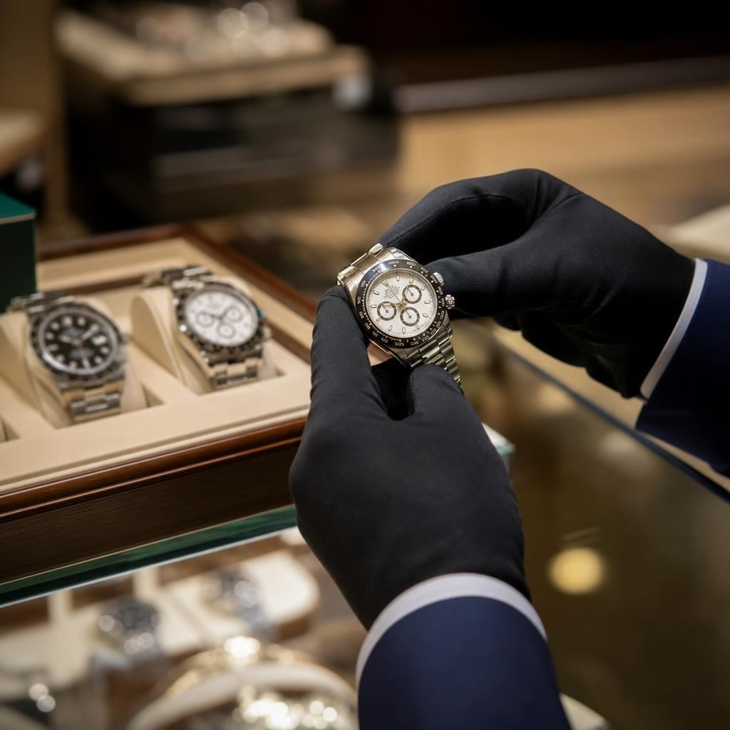 Expertise in Sourcing Pre-Owned Rolex Daytona Watches — Steven Charles Quance, Birmingham Jewellery Quarter