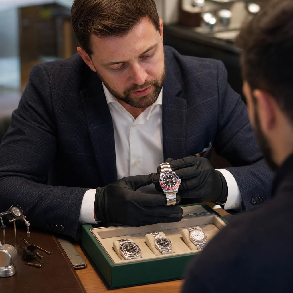 Peace of Mind When Purchasing a Used Rolex GMT Master II — Steven Charles Quance, Birmingham Jewellery Quarter