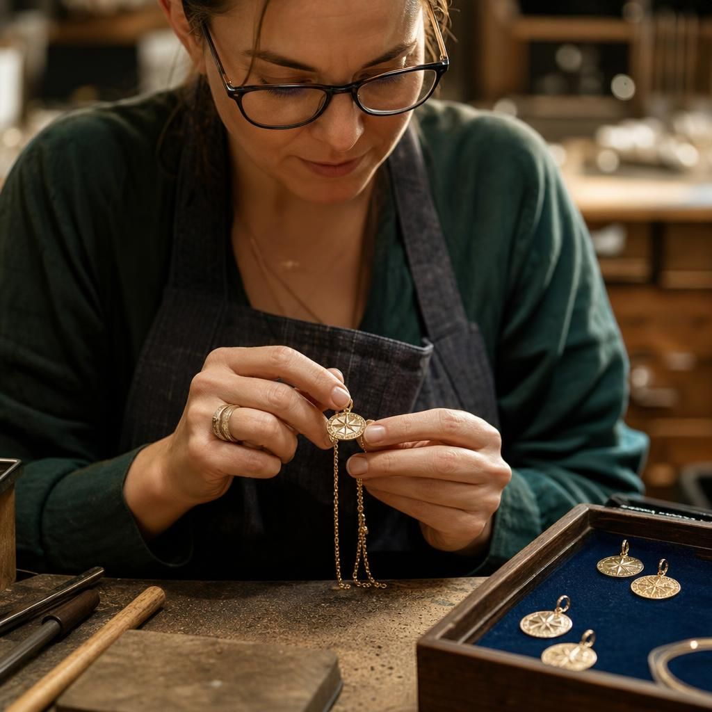 Mastering Gold Pendant Personalisation — Steven Charles Quance, Birmingham Jewellery Quarter