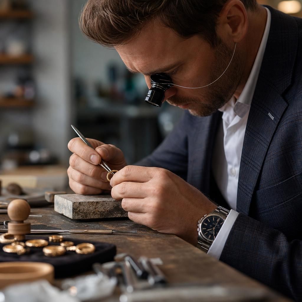 Unmatched Craftsmanship and Expertise in Personalised Men's Jewellery — Steven Charles Quance, Birmingham Jewellery Quarter