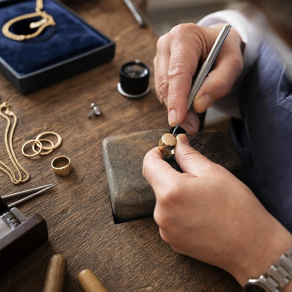 Custom Engravings for Personal Touch — Steven Charles Quance, Birmingham Jewellery Quarter