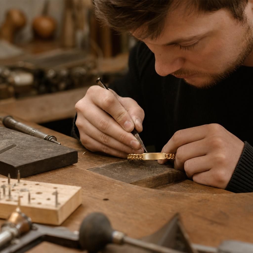 Variety of Gold Types — Steven Charles Quance, Birmingham Jewellery Quarter