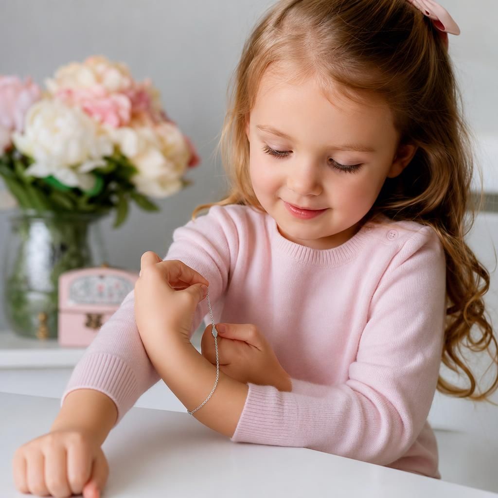 Are there customisation options for adding names or initials to personalised children's bracelets, and how is the engraining process handled? — Steven Charles Quance, Birmingham Jewellery Quarter