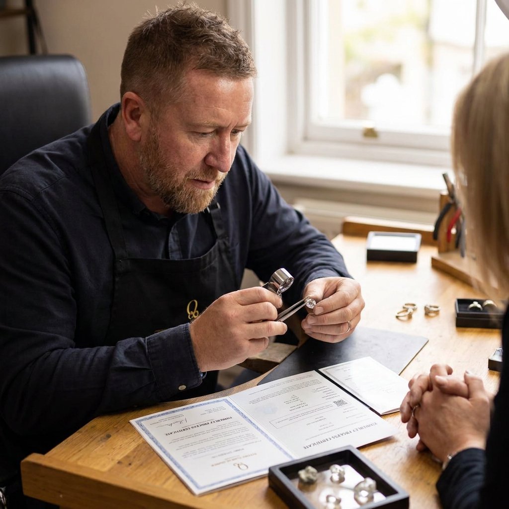 Trusted Expertise in Bespoke Men's Diamond Rings — Steven Charles Quance, Birmingham Jewellery Quarter