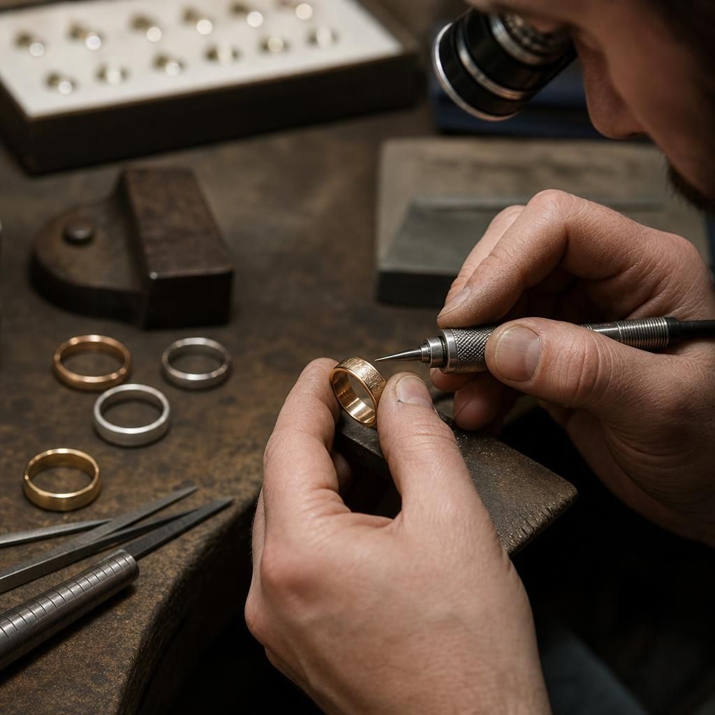 Trust & Assurance in Custom Wedding Bands — Steven Charles Quance, Birmingham Jewellery Quarter
