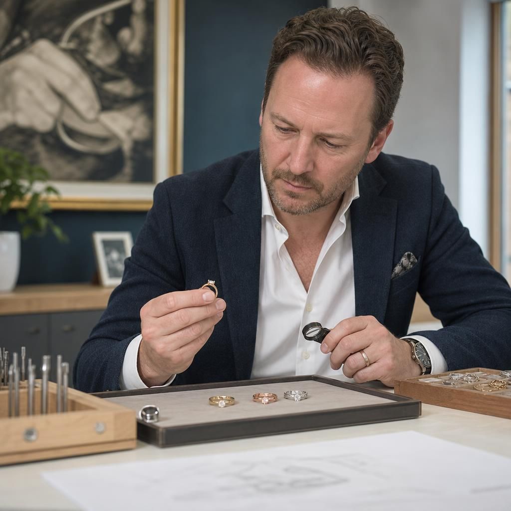 Discover the Artistry of Gold Engagement Rings — Steven Charles Quance, Birmingham Jewellery Quarter