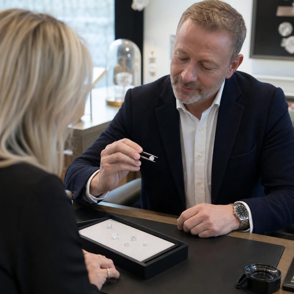 Focus on Bespoke Engagement Rings — Steven Charles Quance, Birmingham Jewellery Quarter