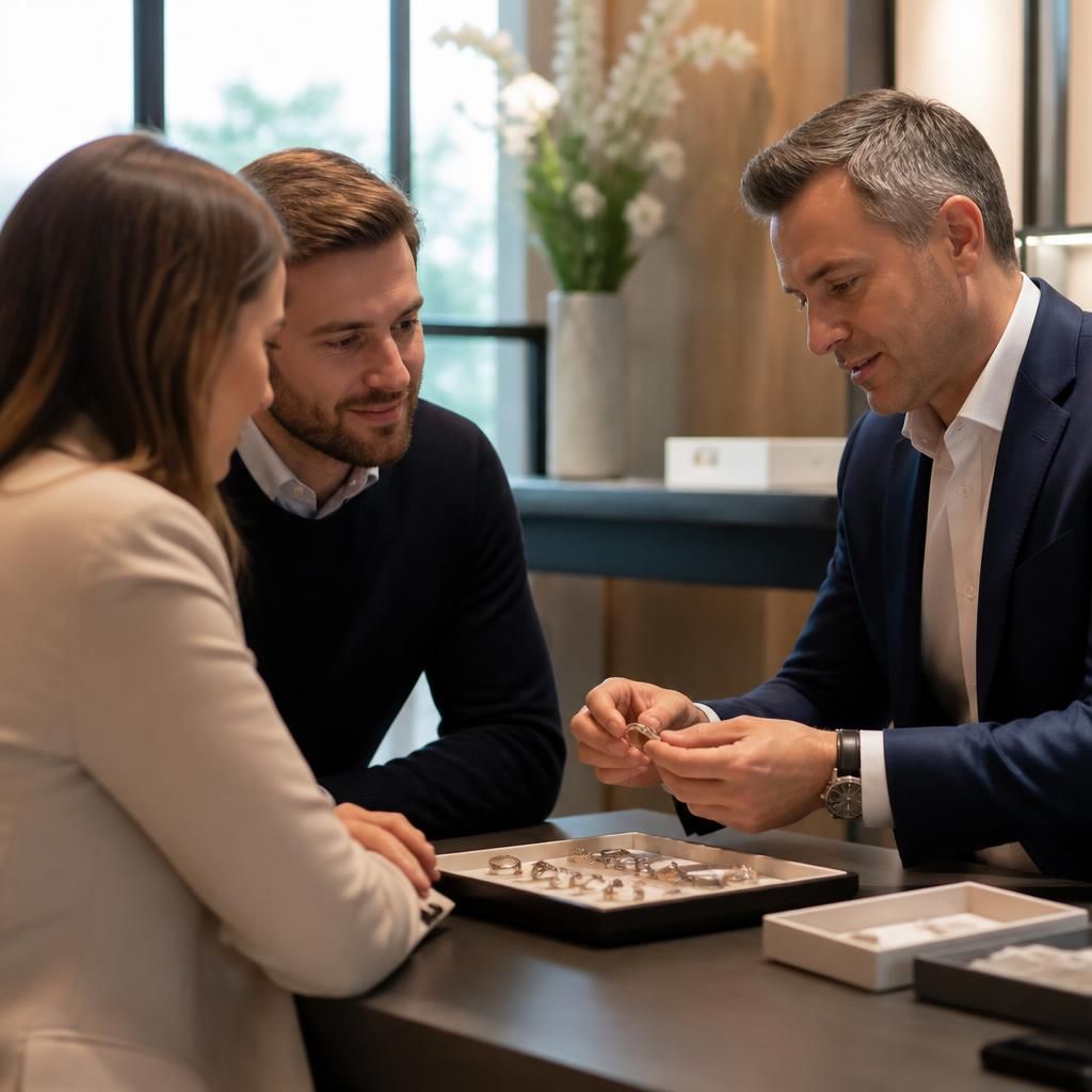 Celebrate Uniqueness with Custom His & Hers Bands — Steven Charles Quance, Birmingham Jewellery Quarter
