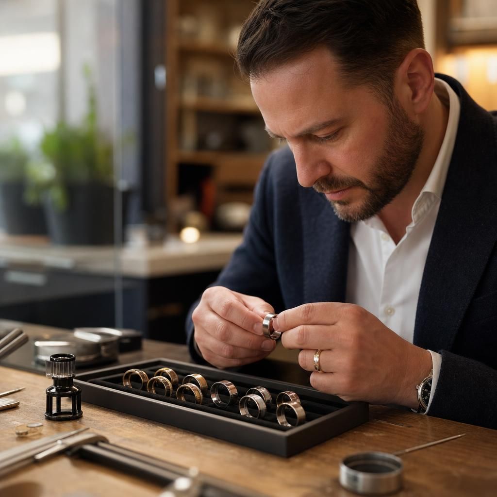 Crafting Distinctive Men’s Wedding Bands: A Journey of Elegance — Steven Charles Quance, Birmingham Jewellery Quarter