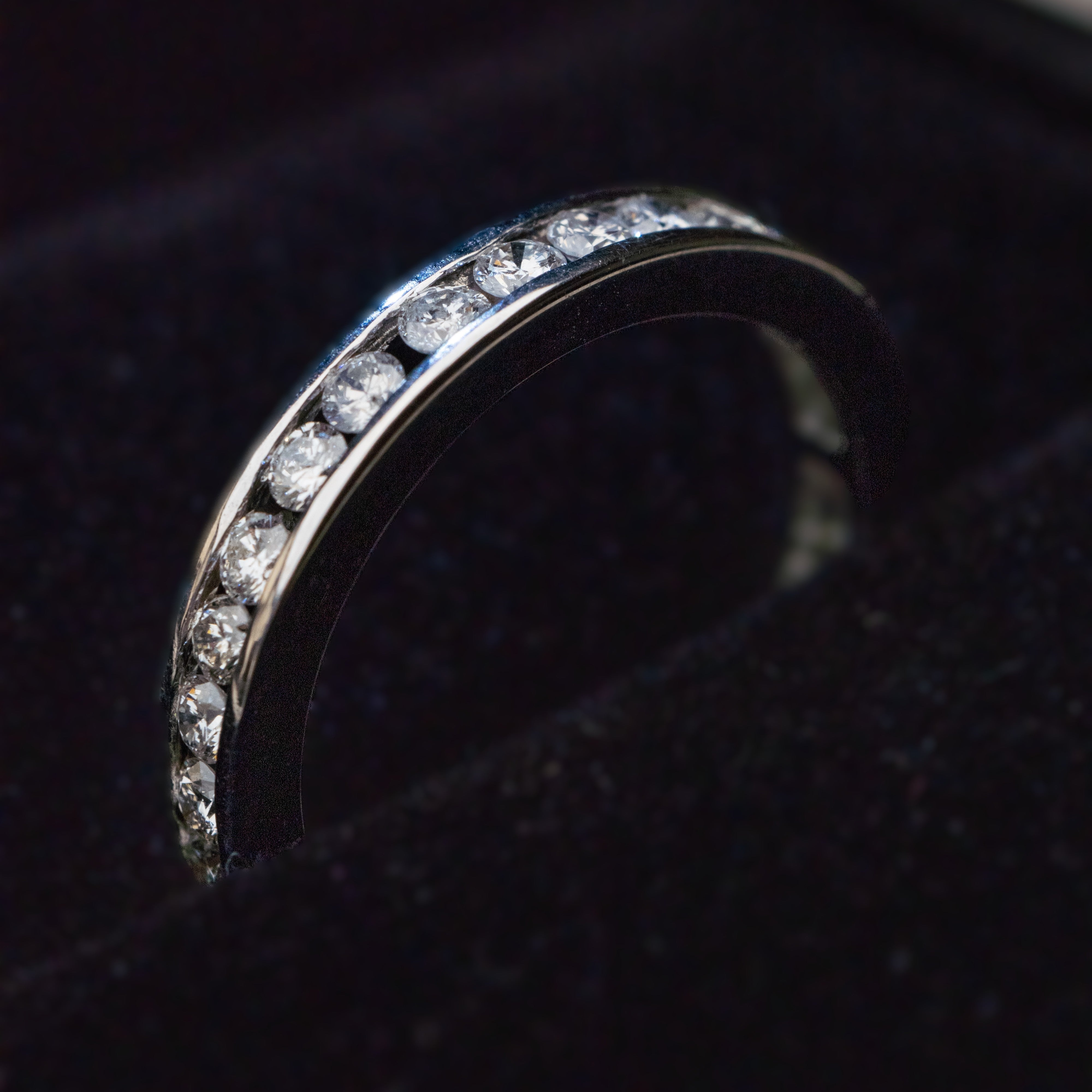 Diamond encrusted ring