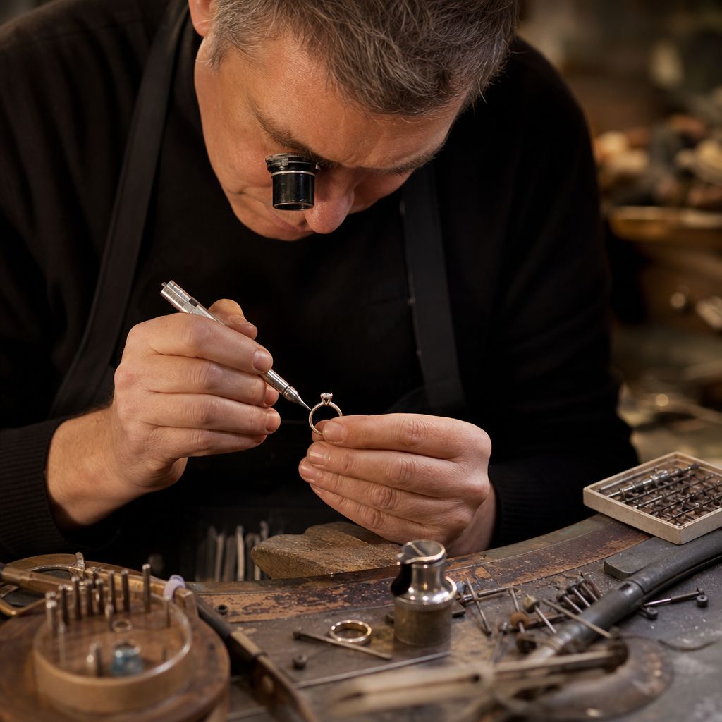 Precision in Jewellery Restorations — Steven Charles Quance, Birmingham Jewellery Quarter