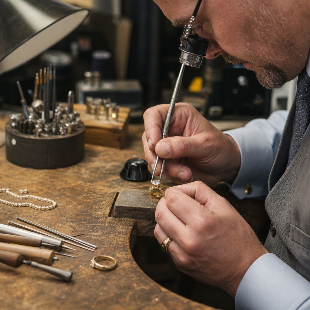Expert Gemstone Tightening — Expert Jewellery Repairs Birmingham, Steven Charles Quance, Birmingham Jewellery Quarter