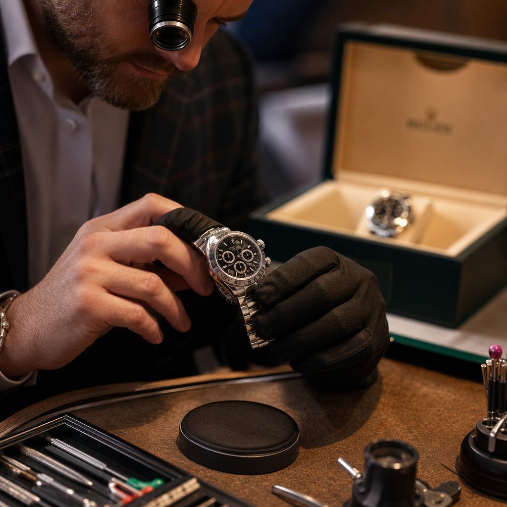 Authenticity Verification — Exquisite Pre-Owned Rolex Watches, Steven Charles Quance, Birmingham Jewellery Quarter
