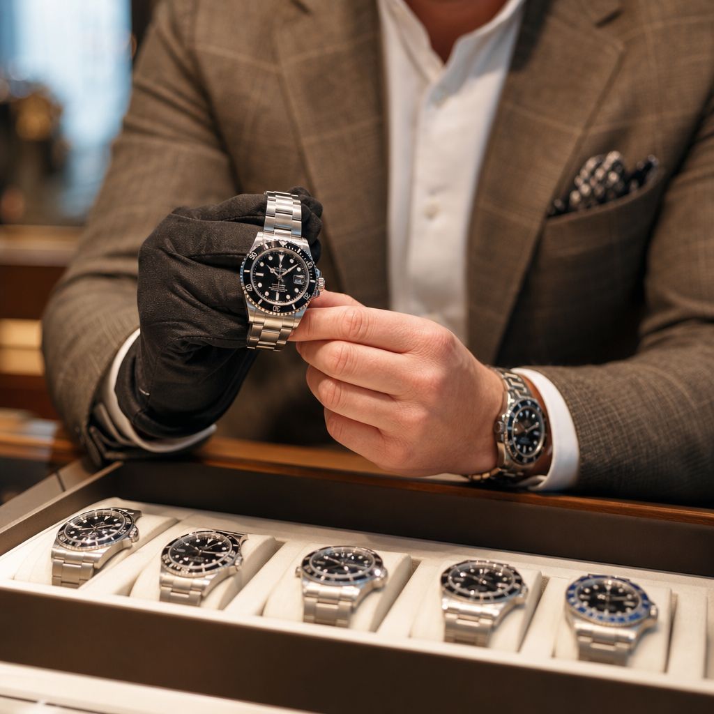 GMT-Master: Dual Time Zones — Exquisite Pre-Owned Rolex Watches, Steven Charles Quance, Birmingham Jewellery Quarter