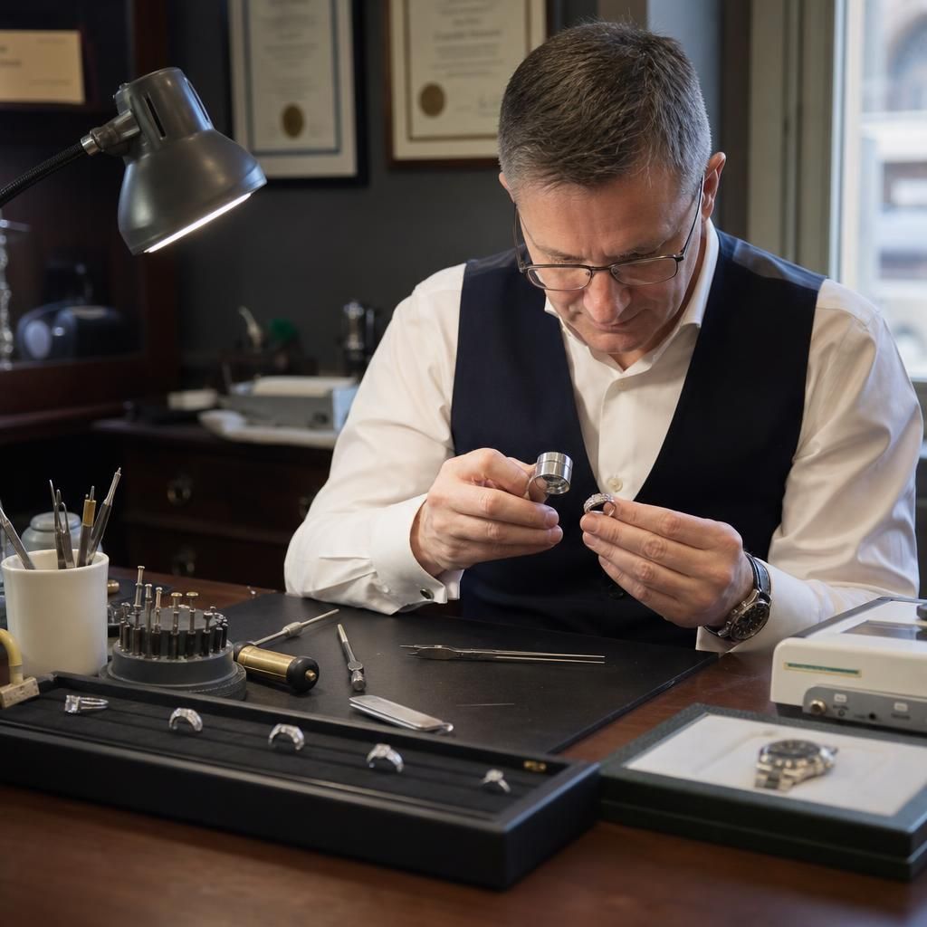 A bespoke engagement ring with intricate design