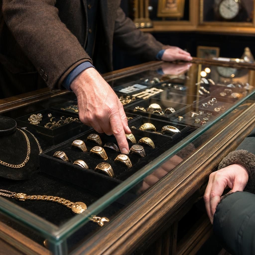 Jewellery pieces that have been custom remodelled