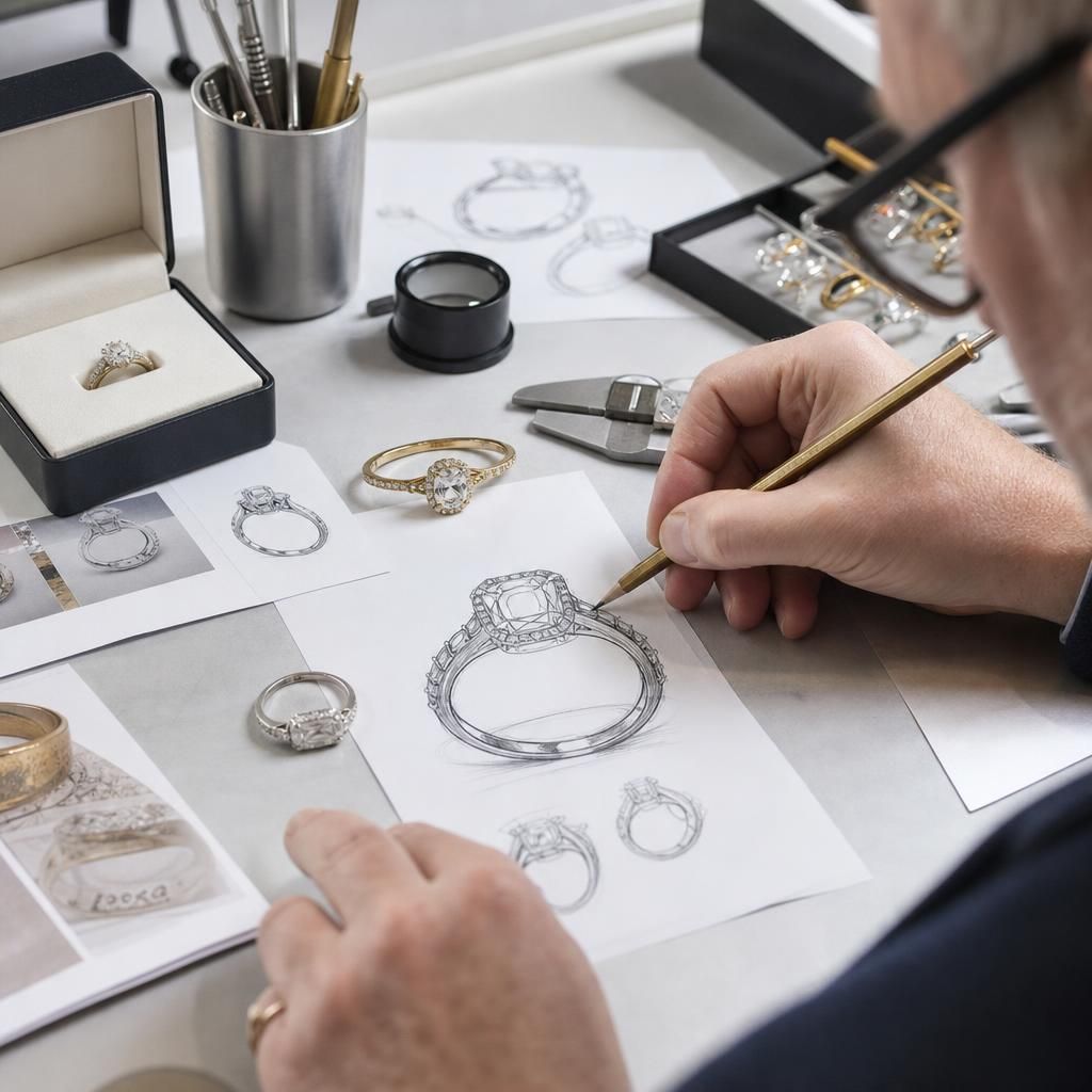 Pendant transformed into an elegant pair of earrings